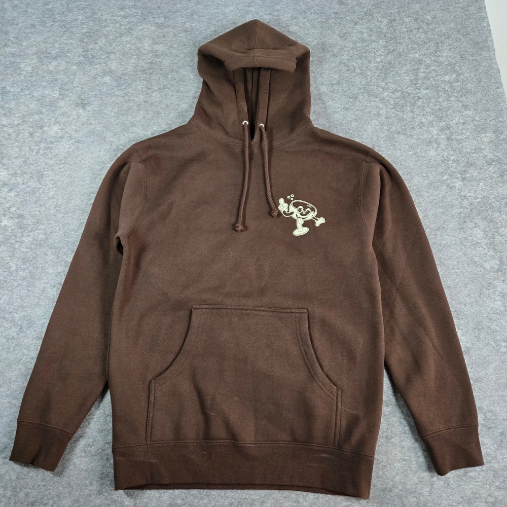 Jonas Brothers Unisex Brown Cup Of Joe Night Graphic Tour Pullover Hoodie Small
